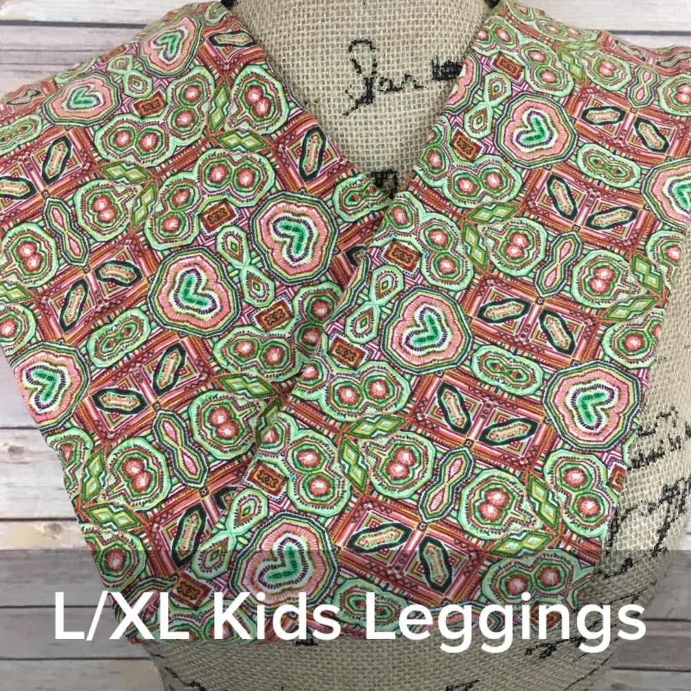 Kids L/XL LLR leggings patterned, NWT